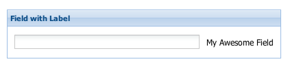 Ext.form.Label component