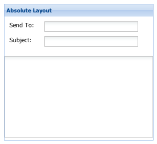 Ext.layout.container.Absolute container layout