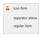 Ext.menu.Separator component