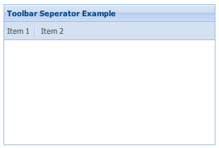 Toolbar Separator