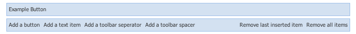 Toolbar component